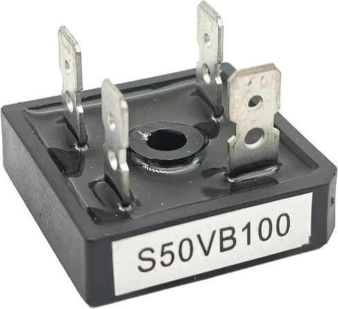 2PCS Bridge Diode S50VB100 50A 35A 25A 10A AMP Bridge Rectifier طور أحادي الطور KBPC Module (S35VB100) in Saudi Arabia