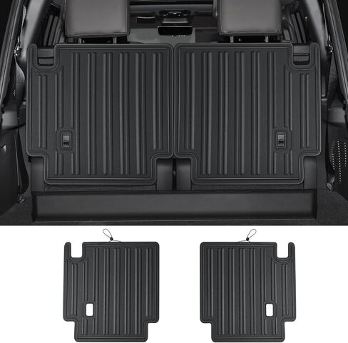 2 PCs Seat Back Protective Pad for 2024-Present Toyota Land Cruiser 250 1958 Prado Lc250 Rear Chair Anti-Kick Scratch Panel Interior Modification Accessories in Kuwait