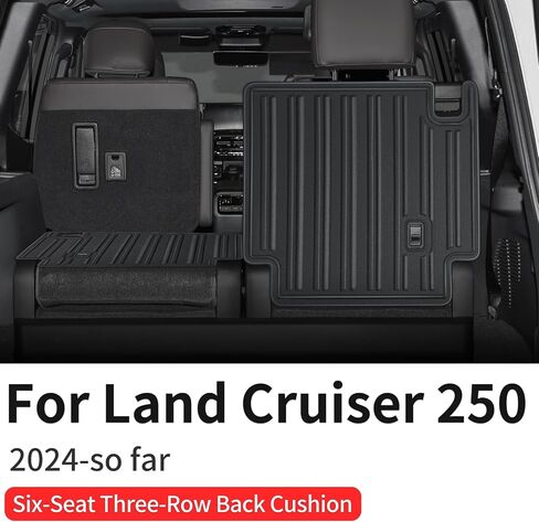2 PCs Seat Back Protective Pad for 2024-Present Toyota Land Cruiser 250 1958 Prado Lc250 Rear Chair Anti-Kick Scratch Panel Interior Modification Accessories in Kuwait