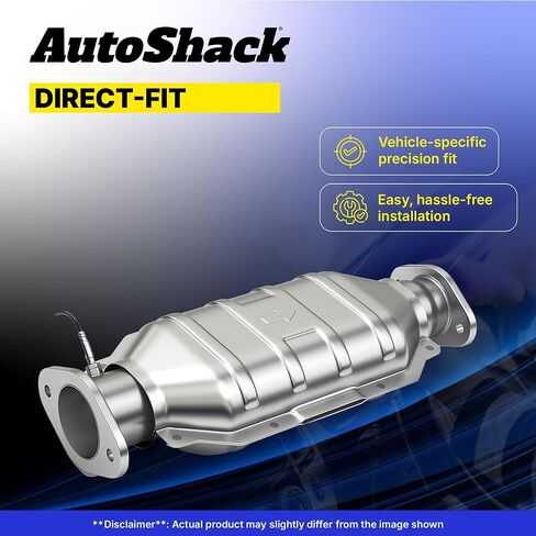 AutoShack Catalytic Converter Exhaust Pipe Direct Fit Replacement for 2008 2009 2010 Ford F-250 Super Duty F-350 Super Duty 5.4L 6.8L V8 4WD RWD (EPA Compliant) EMCC60491 in Saudi Arabia