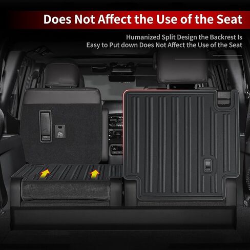 2 PCs Seat Back Protective Pad for 2024-Present Toyota Land Cruiser 250 1958 Prado Lc250 Rear Chair Anti-Kick Scratch Panel Interior Modification Accessories in Kuwait