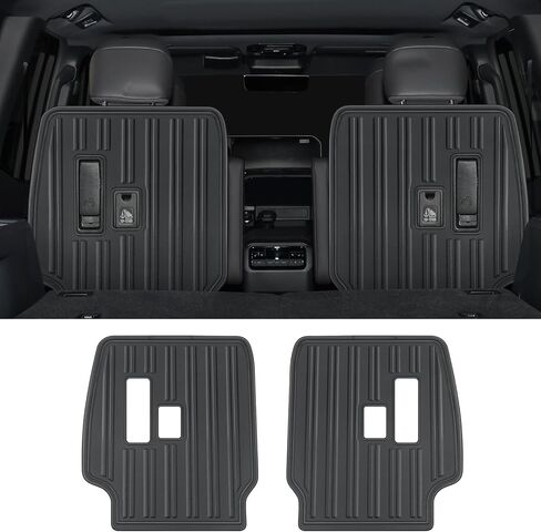 2 PCs Seat Back Protective Pad for 2024-Present Toyota Land Cruiser 250 1958 Prado Lc250 Rear Chair Anti-Kick Scratch Panel Interior Modification Accessories in Kuwait