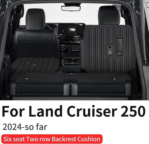 2 PCs Seat Back Protective Pad for 2024-Present Toyota Land Cruiser 250 1958 Prado Lc250 Rear Chair Anti-Kick Scratch Panel Interior Modification Accessories in Kuwait