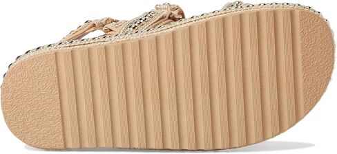 Steve Madden Women's Bigmona Flat Sandal, Bone Woven, 10 in Saudi Arabia