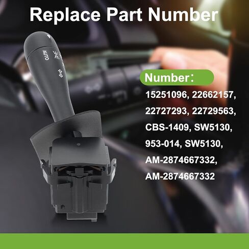 15251096 تركيبة الإشارة مفتاح المصابيح الأمامية ل Chevy Equinox لـ Pontiac Torrent لـ Saturn L100 L200 L300 LW200 LW300 VUE 2002-2007 in Saudi Arabia