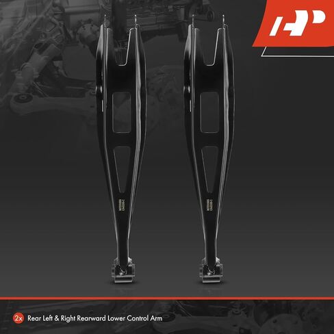 A-Premium 2 x Rear Rearward Lower Control Arm, with Bushing, Compatible with Subaru & Toyota & Scion - 2009-2024 - Outback Forester Impreza Crosstrek Legacy XV Crosstrek BRZ WRX WRX STI 86 FR-S in Saudi Arabia