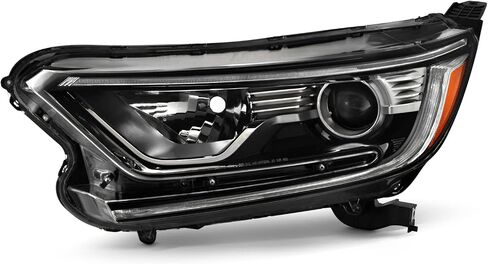 AKKON - Fits 2017-2022 Honda CR-V LX/EX/EX-L 4Dr [Halogen Type] Projector Chrome Headlights Pair w/LED DRL Running Signal Lamp in Saudi Arabia