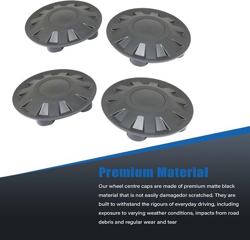 XQSMWF 4PCS CAPS HUB CAPS CENCER COPTION متوافق مع Tesla Model 3 Highland 2024 مجموعة أسود غير لامع من 4 Center Cover Center Cappiece in Saudi Arabia