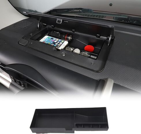 Center Console Dash Tray, Dashboard Storage Box Organizer Compatible with Toyota FJ Cruiser 2007-2021, ABS Auto Interior Storage Accessories (Dashboard Storage Box) in Saudi Arabia