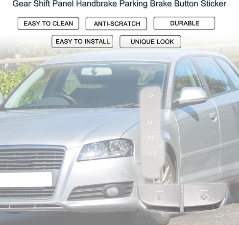 Gear Shift Panel Handbrake Parking Brake Button Sticker for Audi A3 S3 2014-2020 Console Interior Trim P A Button Red 1 Set in Saudi Arabia