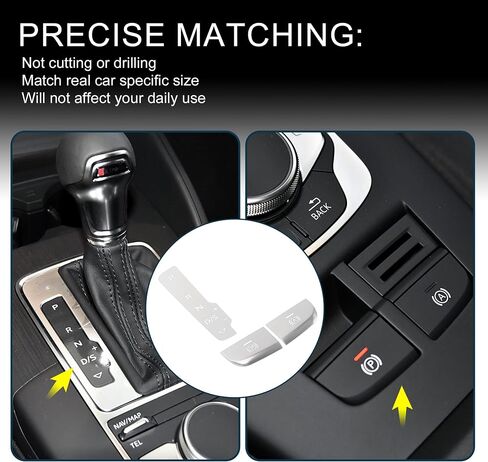 Gear Shift Panel Handbrake Parking Brake Button Sticker for Audi A3 S3 2014-2020 Console Interior Trim P A Button Red 1 Set in Saudi Arabia
