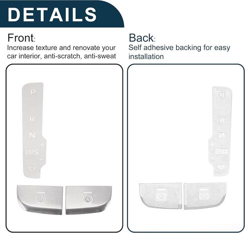 Gear Shift Panel Handbrake Parking Brake Button Sticker for Audi A3 S3 2014-2020 Console Interior Trim P A Button Red 1 Set in Saudi Arabia