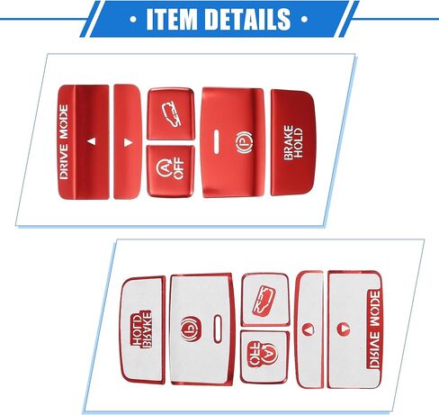 6 PCS CAR CAN CENTER CENTORE ELECTONING HANDRAKED DRIVE MODE COVENT COVER in Kuwait