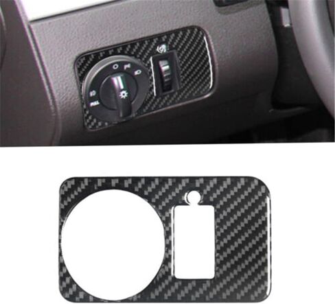 15pcs ناعم ألياف ألياف الكربون الحقيقية تغطية لوحة التحكم المركزية CAR CAR CAR INNER مجموعة كاملة من مجموعة الديكور تزيين لفورد موستانج 2005-2009 الصدفة الداخلية للسيارات (ألياف الكربون) in Saudi Arabia