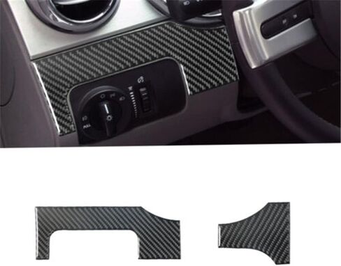 15pcs ناعم ألياف ألياف الكربون الحقيقية تغطية لوحة التحكم المركزية CAR CAR CAR INNER مجموعة كاملة من مجموعة الديكور تزيين لفورد موستانج 2005-2009 الصدفة الداخلية للسيارات (ألياف الكربون) in Saudi Arabia