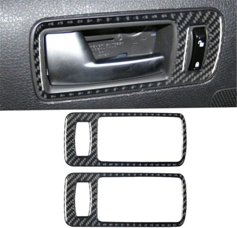 15pcs ناعم ألياف ألياف الكربون الحقيقية تغطية لوحة التحكم المركزية CAR CAR CAR INNER مجموعة كاملة من مجموعة الديكور تزيين لفورد موستانج 2005-2009 الصدفة الداخلية للسيارات (ألياف الكربون) in Saudi Arabia