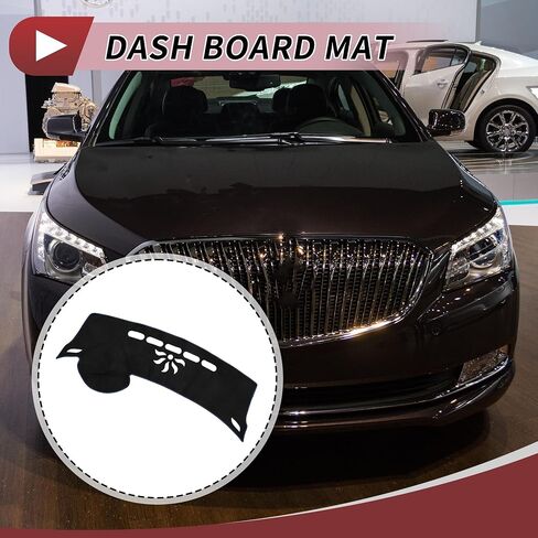 غطاء داش Dashboard لبيك لاكروس 2010-2016 غطاء داش الداخلي حصيرة سليكون أزرق من الجلد المدبوغ الأزرق in Saudi Arabia
