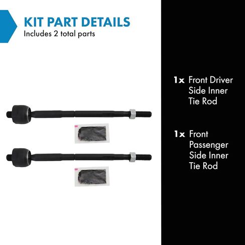 Front Outer Tie Rod Set Compatible with 2013 INFINITI JX35 2014-2019 QX60 2015-2022 Nissan Murano 2013-2020 Pathfinder in Saudi Arabia