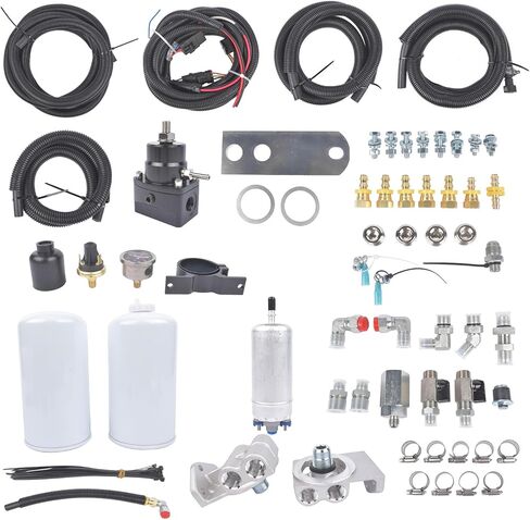 Complete Electric Fuel Pump Conversion Kit Replacement for 1994 1995 1996 1997 OBS Ford E-350 F-250 F-350 F-Super Duty 7.3L Powerstroke in Saudi Arabia