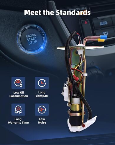 ECCPP Fuel Pump Replacement E2206S Compatible with Ford E150 Econoline E250 E350 Super Duty 1997 1998 1999 2000 2001 2002 2003 4.2L 4.6L 6.8L 5.4L E2206S in Saudi Arabia