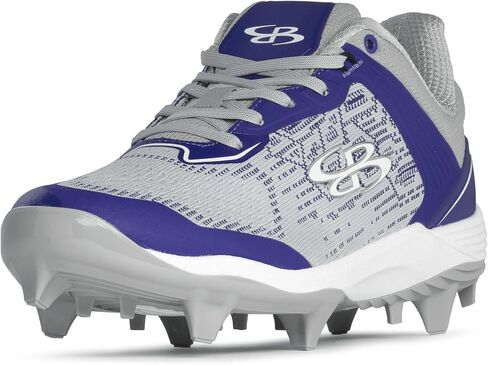 Boombah Viper Pureknit Women's Molded Cleat - Smoke - Multiple Color Options - Multiple Sizes in Kuwait