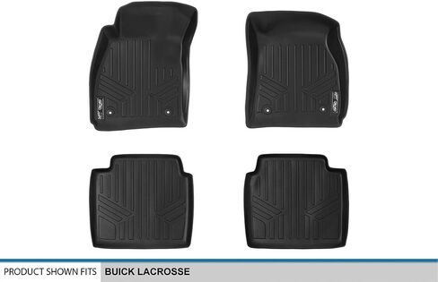 SMARTLINER Custom Fit Floor Mats 2 Row Liner Set for 2010-2016 Buick Lacrosse in Saudi Arabia