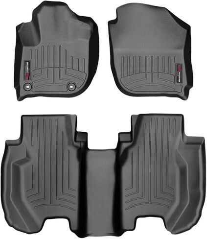 Weathertech مخصص FIRELLOLERS لـ Honda FIT-الصف الأول والثاني (44705-1-2) ، أسود in Saudi Arabia
