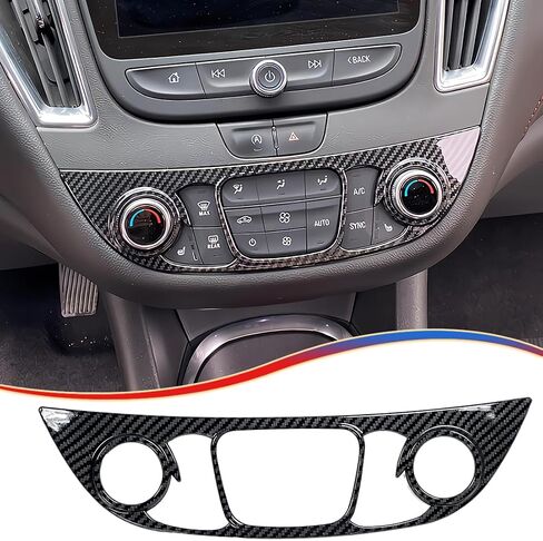 Center Contro A/C Vent Frame Trim, for Chevrolet Malibu 2016 2017 2018 2019 2020 2021 2022 2023 2024 - ABS Wine Red Sport Interior Trim Full Set Accessories in Saudi Arabia