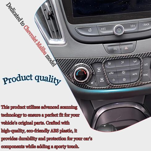 Center Contro A/C Vent Frame Trim, for Chevrolet Malibu 2016 2017 2018 2019 2020 2021 2022 2023 2024 - ABS Wine Red Sport Interior Trim Full Set Accessories in Saudi Arabia