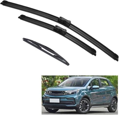 EDKAY For Geely GX3 BAC X3 Pro 2018~2023 Front Rear Wiper Blades Set Cleaning Window Windshield Windscreen Brushes Windshield Wiper Blade Set (Color : Rear 1pcs) in Saudi Arabia