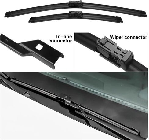 EDKAY For Geely GX3 BAC X3 Pro 2018~2023 Front Rear Wiper Blades Set Cleaning Window Windshield Windscreen Brushes Windshield Wiper Blade Set (Color : Rear 1pcs) in Saudi Arabia