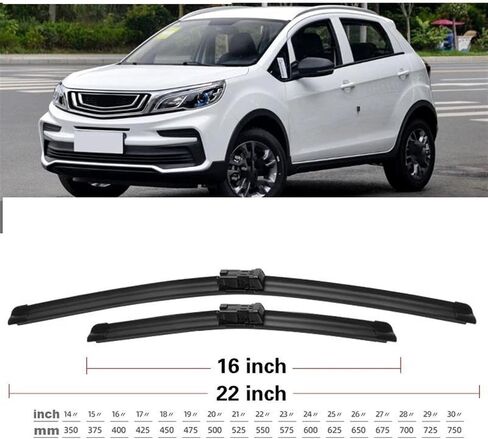 EDKAY For Geely GX3 BAC X3 Pro 2018~2023 Front Rear Wiper Blades Set Cleaning Window Windshield Windscreen Brushes Windshield Wiper Blade Set (Color : Rear 1pcs) in Saudi Arabia