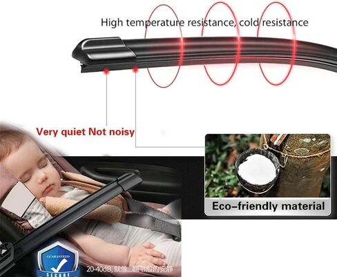 EDKAY For Geely GX3 BAC X3 Pro 2018~2023 Front Rear Wiper Blades Set Cleaning Window Windshield Windscreen Brushes Windshield Wiper Blade Set (Color : Rear 1pcs) in Saudi Arabia