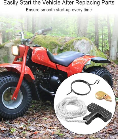 12-3191 Recoil Pull Start Starter Assembly Rebuild Assembly Fit for Honda ATC 90 110 185 185S 200E 200E 200 1970-1985 استبدال 28403-918-000 28401-918-000 ، Recoil Pull Start Starter Kit Kit in Saudi Arabia