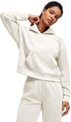 G4free Smoofit Modal Soft Fashion Hoodies عرضية مسحة طويلة الأكمام الطويلة مع جيب الكنغر in Saudi Arabia