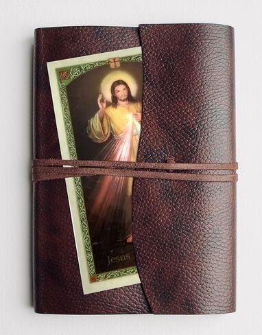 Divine Mercy Rosary - Wood Cord Chaplet Of Divine Mercy Rosary, Catholic Holy Card, The Lord's Prayer Card Set for Daily Prayer - Total 3 Items in Saudi Arabia