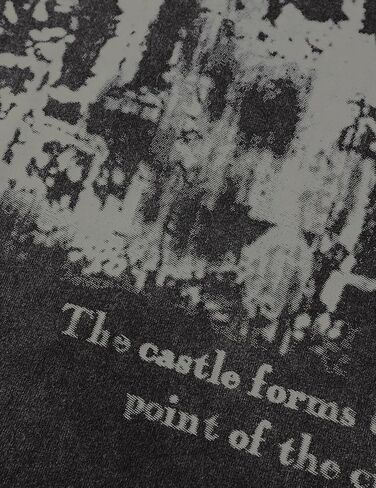 Aelfric Eden Mens T Castle Castle Graphic قميص قميص قصير الأكمام Tees Y2K Streetwear Casual 2025 TRENDY TOPS in Saudi Arabia