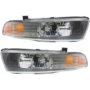 السائق في المرآب-السائق الجانبي للركاب لـ Mitsubishi Galant 2002-2003 Halogen مع المصباح (المصباح) يحل محل# MR972843 MR972844 in Kuwait