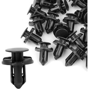 uxcell 50 Pcs 9mm Plastic Push Retainer Bumper Clips Fasteners Rivet Clips MR200300 for Honda in Saudi Arabia
