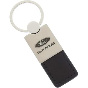 AU-TOMOTIVE GOLD Duo Leather Key Chain for Ford Platinum (Black) in Kuwait