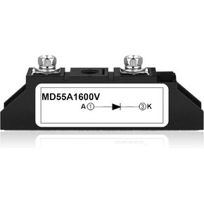 Yexiya MD 55A (50Amp)-16 Solar Diode, DC Blocking Unidirectional in-line Anti Reverse Diode MD 55A-16; Peak Voltage 1600V; AC - 400VAC(1 Pcs) in Kuwait