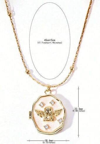 صور مخصصة لقطات القلادة القلادة القلب أو تصميم الملاك خيارات صور واحدة أو مزدوجة الجوانب تخصيص مع صورة حيوانات أليفة أو أي صورة هدية فريدة من نوعها in Kuwait