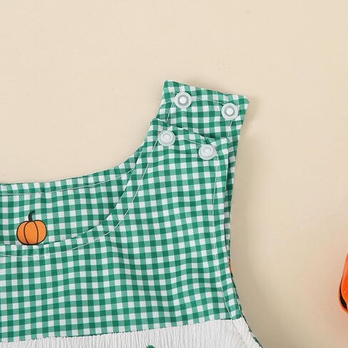 طفل رضيع الملابس الصيفية بلا أكمام التطريز ديناصور مخطط رومبير رومبير بذلة in Kuwait