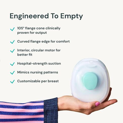 Willow Go Breast Pump Diaphragm Set, 2 Ct, Pump Diaphragms for Spare Use or Replacement, Pair with Willow Go Wearable Breast Pump for Hands Free Pumping, BPA Free and Dishwasher Safe in Saudi Arabia