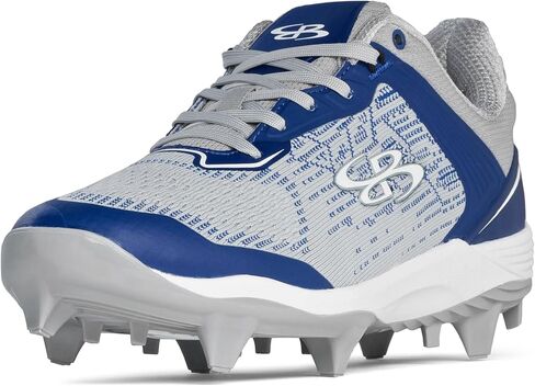 Boombah Viper Pureknit Women's Molded Cleat - Smoke - Multiple Color Options - Multiple Sizes in Kuwait