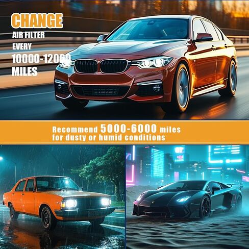 مرشح الهواء المحرك متوافق مع هوندا أكورد 2008-2012 ، Crosstour 2012-2015 L4 2.4L Models | الاستبدال المباشر للجزء رقم 17220-R40-A00 in Kuwait