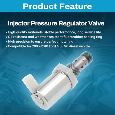 6.0L IPR VALVE VILVE ، منظم الضغط ، 5C3Z9C968CA 3C3Z9C968-AA AP63417 متوافق مع V8 PowerStroke 2003-2010 Super Duty رحلة F250 F350 F450 F550 04-10 E450 E450 in Kuwait