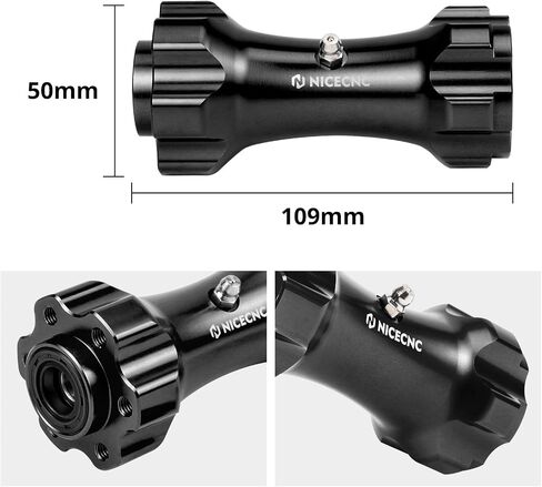 Nicecnc Black Center Sweve Sleeve Middle Drive Axis متوافق مع Surron Light Bee X/S متوافق مع Segway X160 X260 انظر التناسب in Kuwait