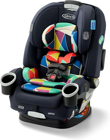 Graco 4Ever DLX 4-in-1 Car Seat, Charlie | Infant to Toddler Car Seat, with 10 Years of Use | Rear-Facing, Forward-Facing and Booster Modes | Safe, Comfortable and Convenient in Saudi Arabia