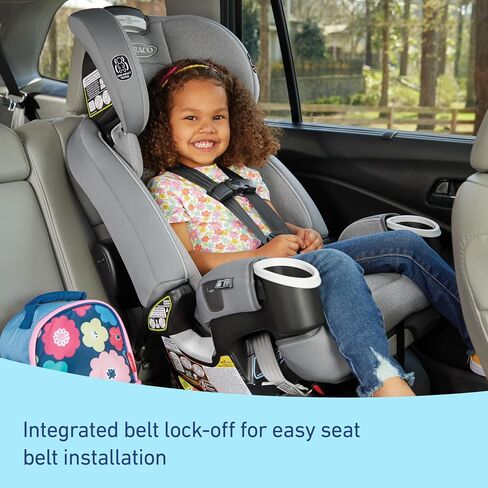 Graco 4Ever DLX 4-in-1 Car Seat, Charlie | Infant to Toddler Car Seat, with 10 Years of Use | Rear-Facing, Forward-Facing and Booster Modes | Safe, Comfortable and Convenient in Saudi Arabia